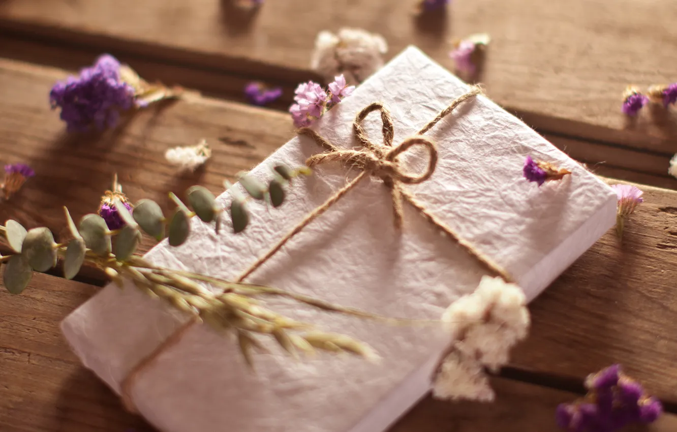 Photo wallpaper flowers, Board, plant, rope, field, the envelope