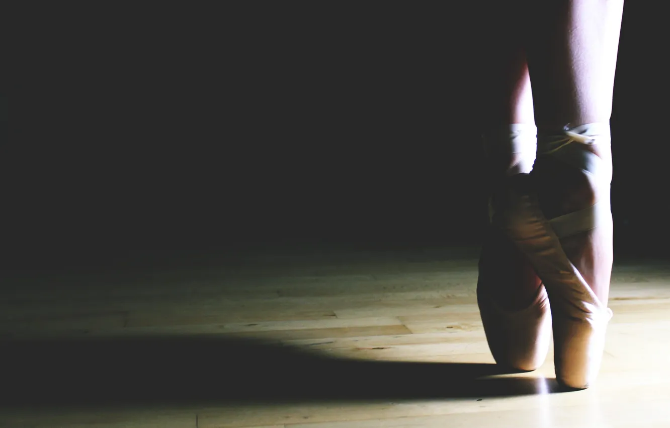 Photo wallpaper dance, socks, the rise, ballet flats