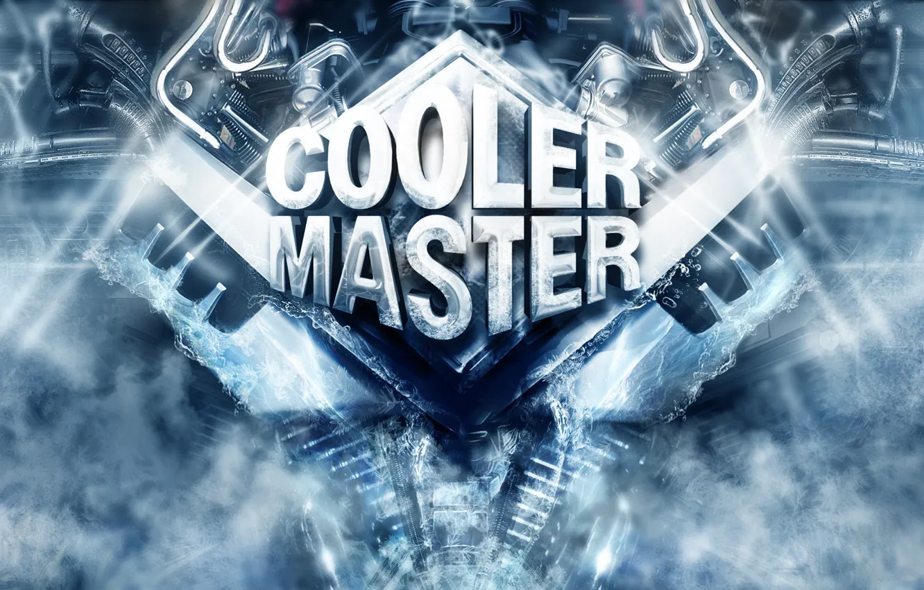 Photo wallpaper logo, cmd, Cooler master