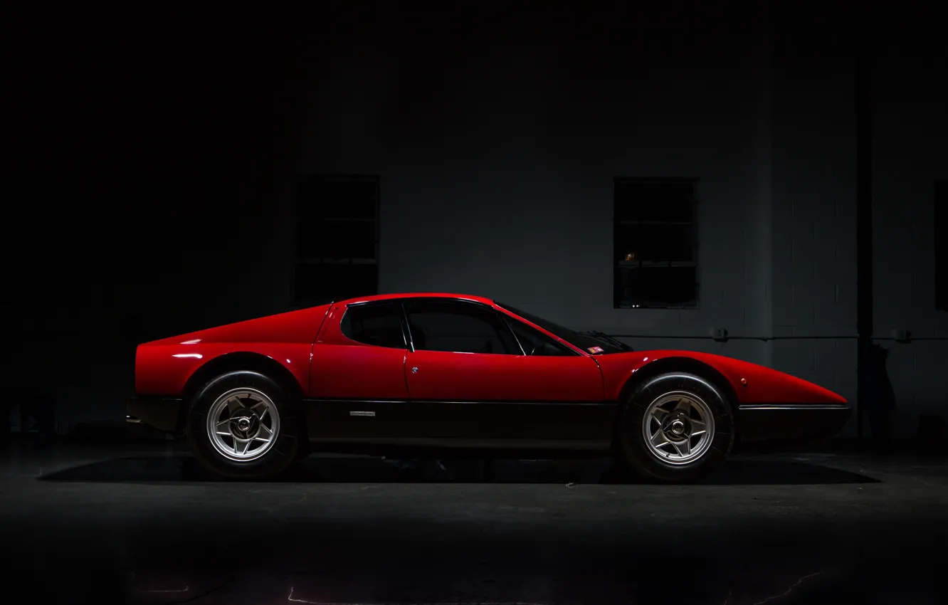 Photo wallpaper Ferrari, Ferrari, 365, Boxer, Berlinetta, Side view, GT4, Jeremy Cliff