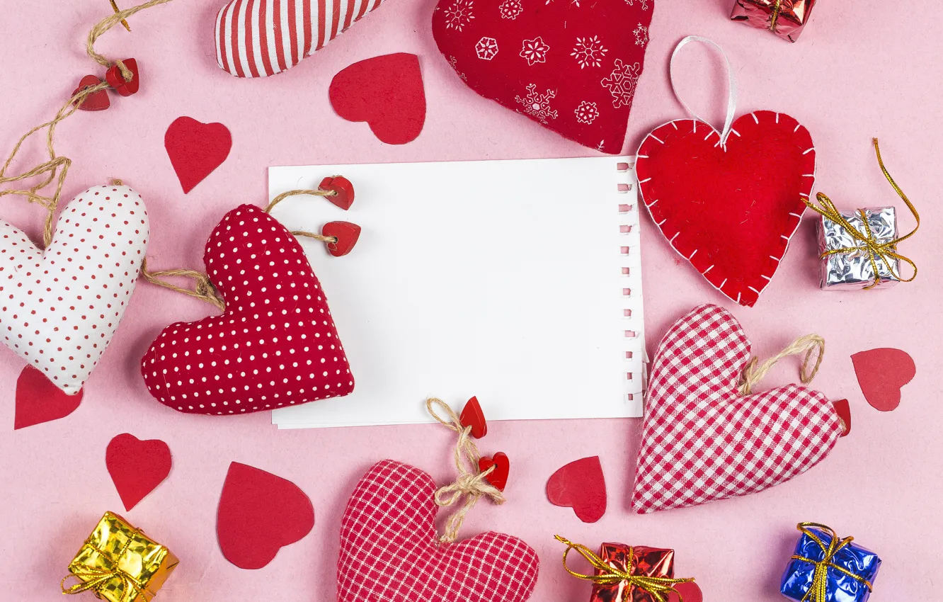 Photo wallpaper love, gift, heart, hearts, red, love, heart, wood