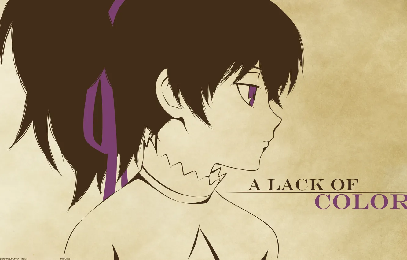 Photo wallpaper minimalism, anime, Yin, darker than black, Yin, Darker than black