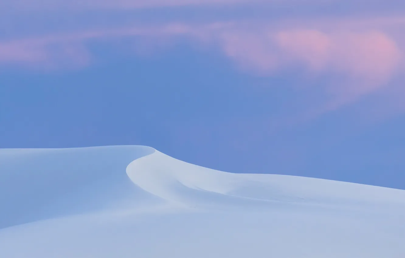 Photo wallpaper the dunes, desert, white sand