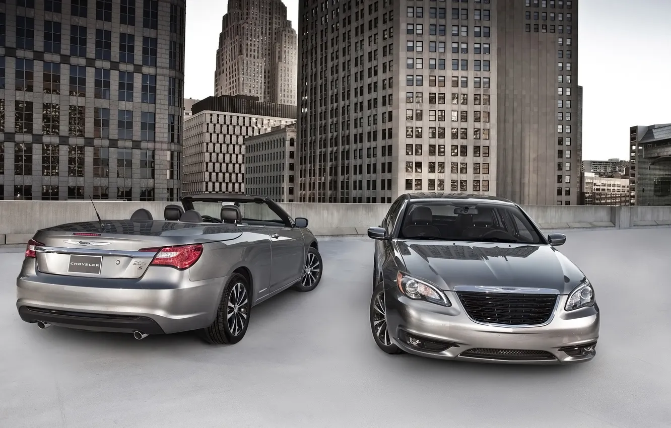 Photo wallpaper home, Parking, America, convertible, Chrysler, Chrysler 200 S
