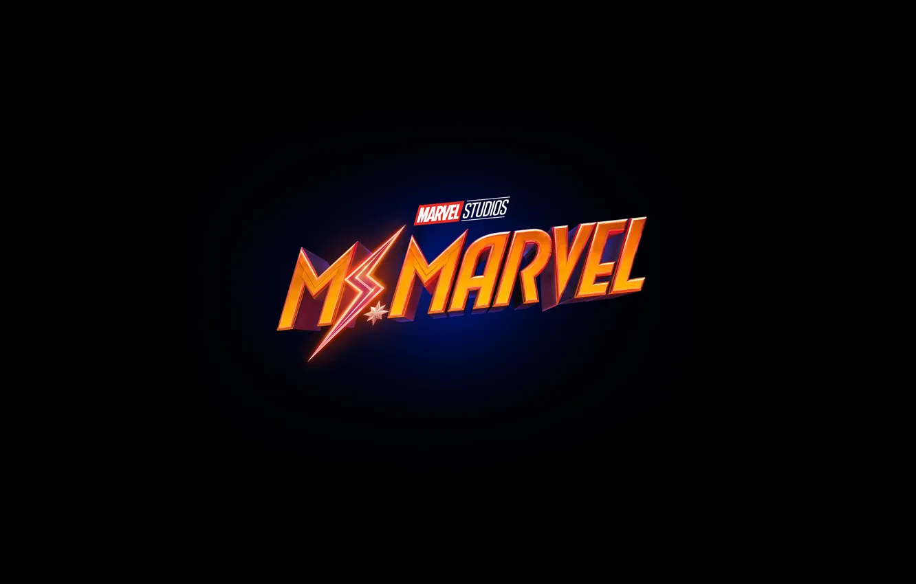 Photo wallpaper logo, logo, Ms. Marvel, Ms. Marvel, Captain Marvel, Captain Marvel