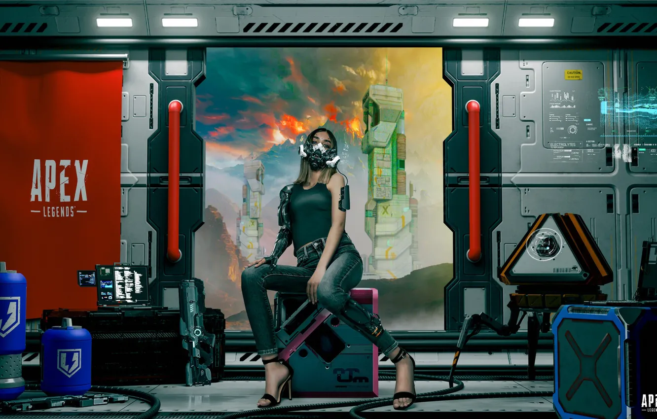 Photo wallpaper games, Apex Legends, Cyber Alex