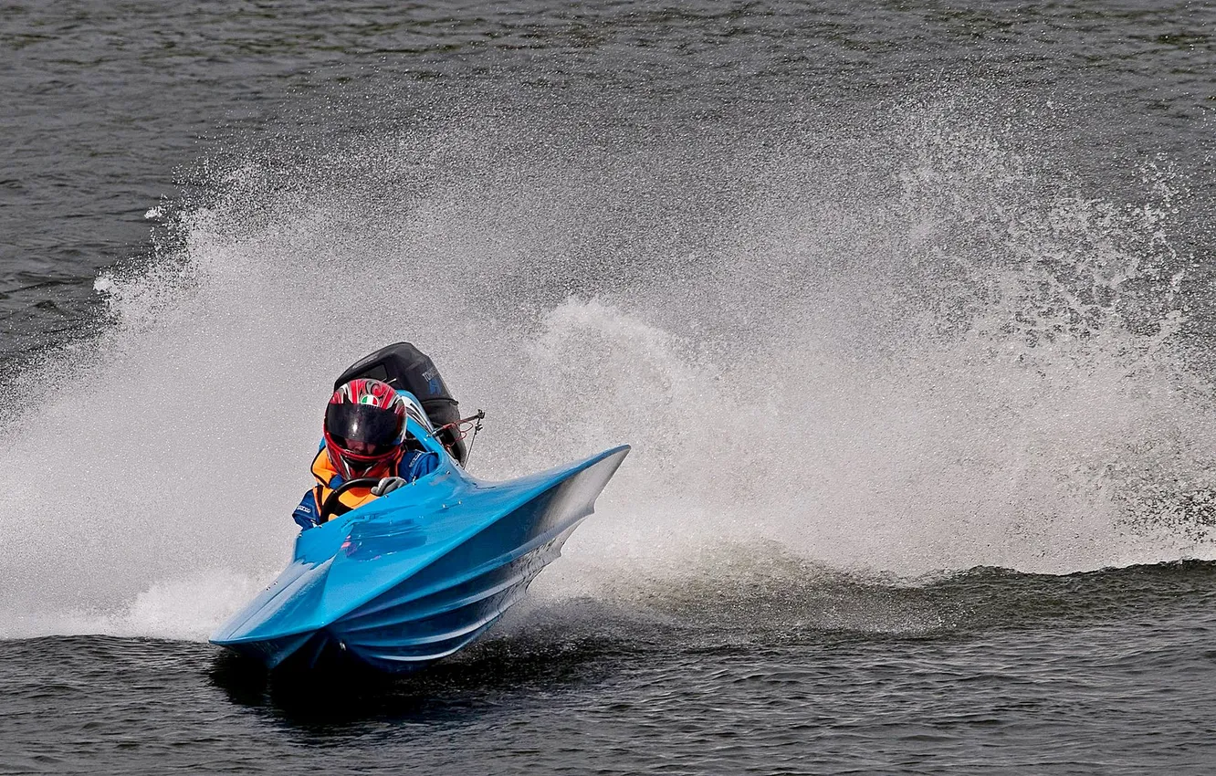 Photo wallpaper race, boat, speed