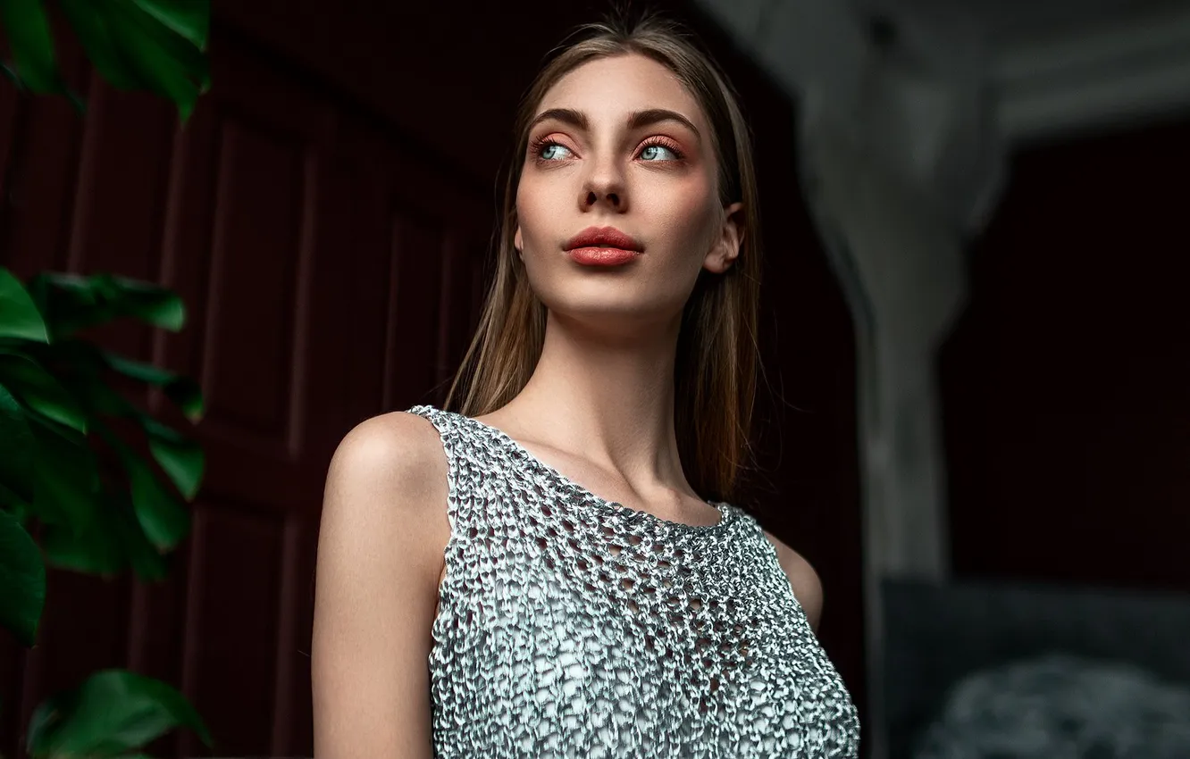 Photo wallpaper look, portrait, Pauline, Maxim Gontarev