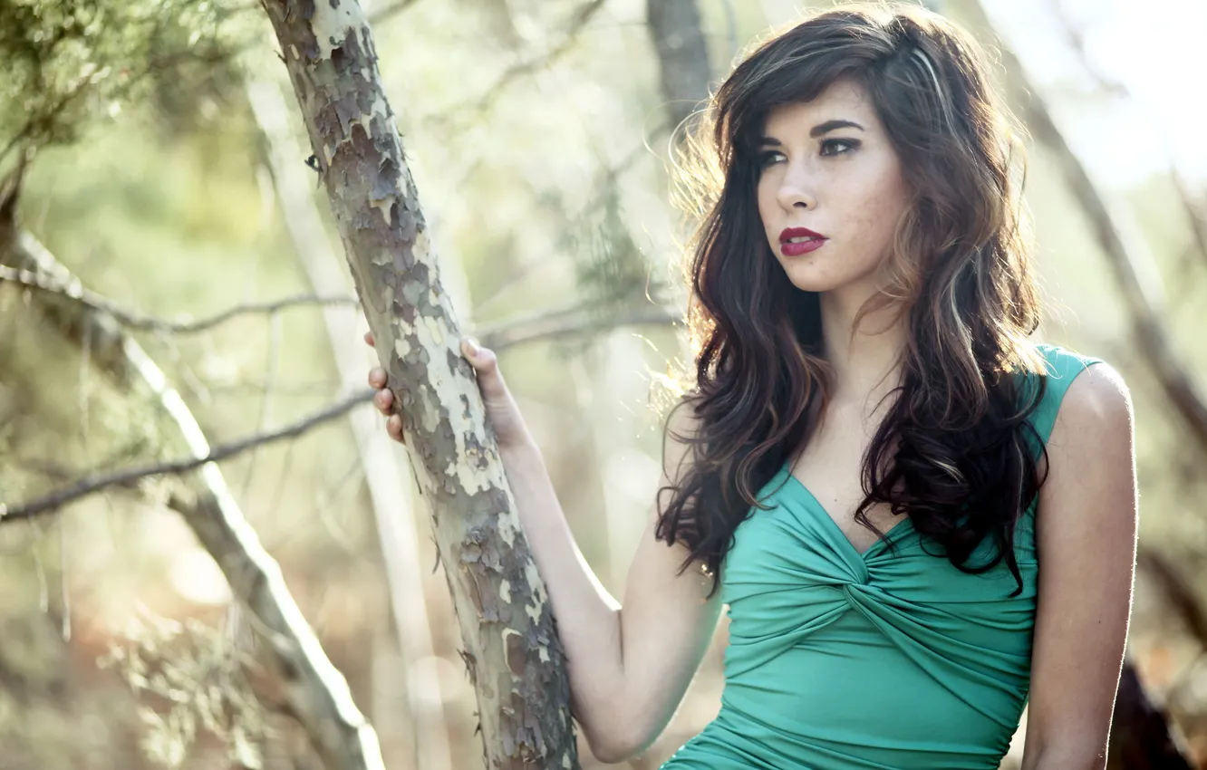 Photo wallpaper summer, girl, mood, portrait