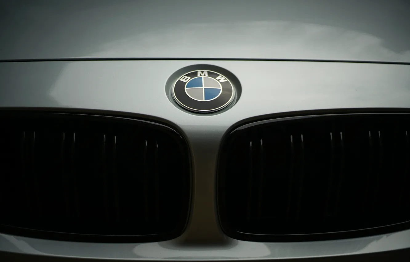 Photo wallpaper sign, BMW, emblem, the front