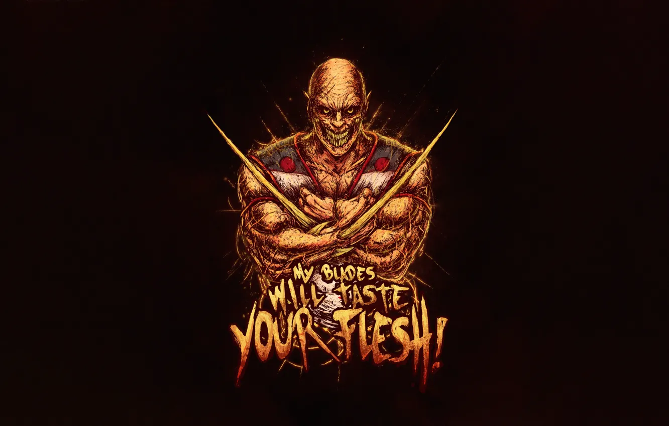 Photo wallpaper style, background, minimalism, fighter, fighter, style, art, characters