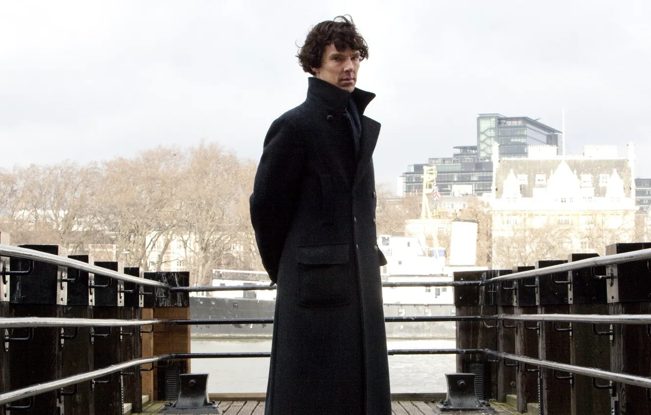 Photo wallpaper bridge, Sherlock Holmes, Benedict Cumberbatch, Benedict Cumberbatch, Sherlock, Sherlock BBC, Sherlock Holmes, Sherlock (TV series)