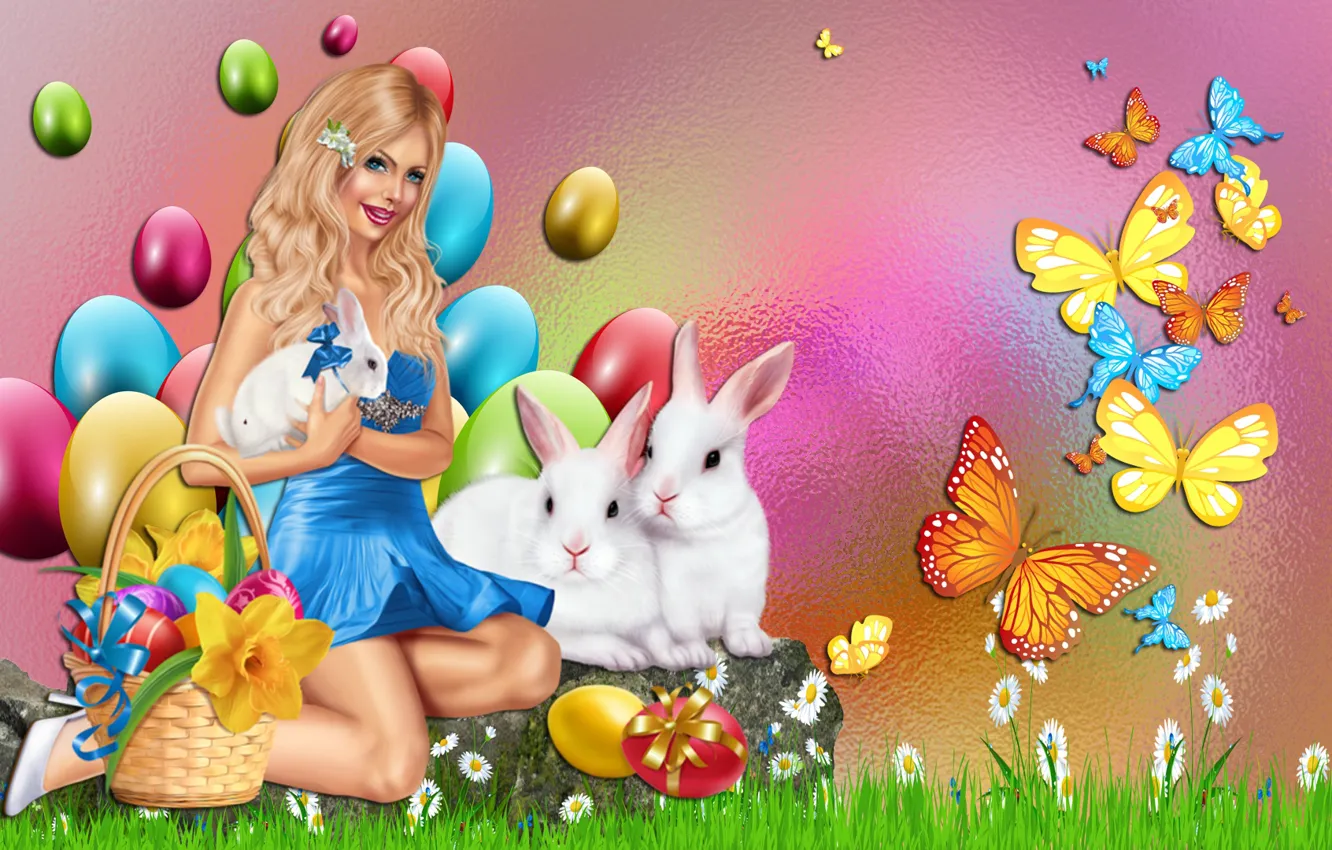 Photo wallpaper SPRING, EASTER, HOLIDAY, THE WALLPAPERS