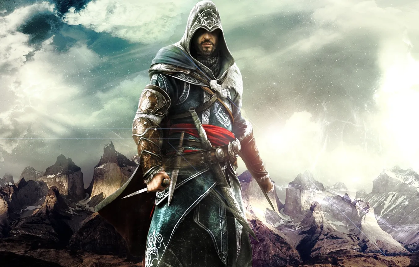 Photo wallpaper Ezio, Assassin's Creed, Revelations, Ezio Auditore, Assasins