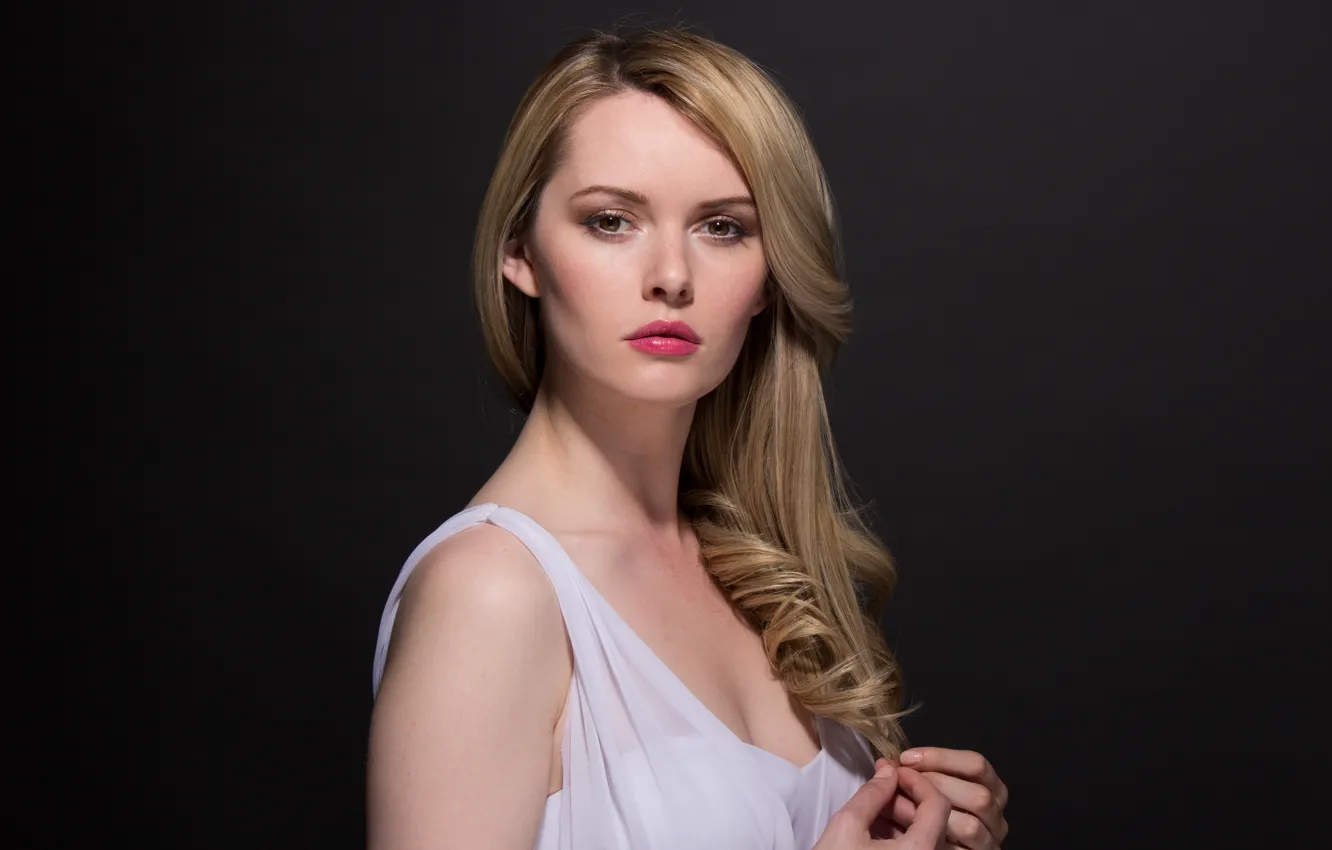 Photo wallpaper eyes, face, background, hair, lipstick, blonde, lips