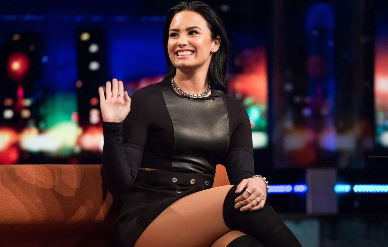 Photo wallpaper smile, actress, singer, Demi Lovato, Demi Lovato