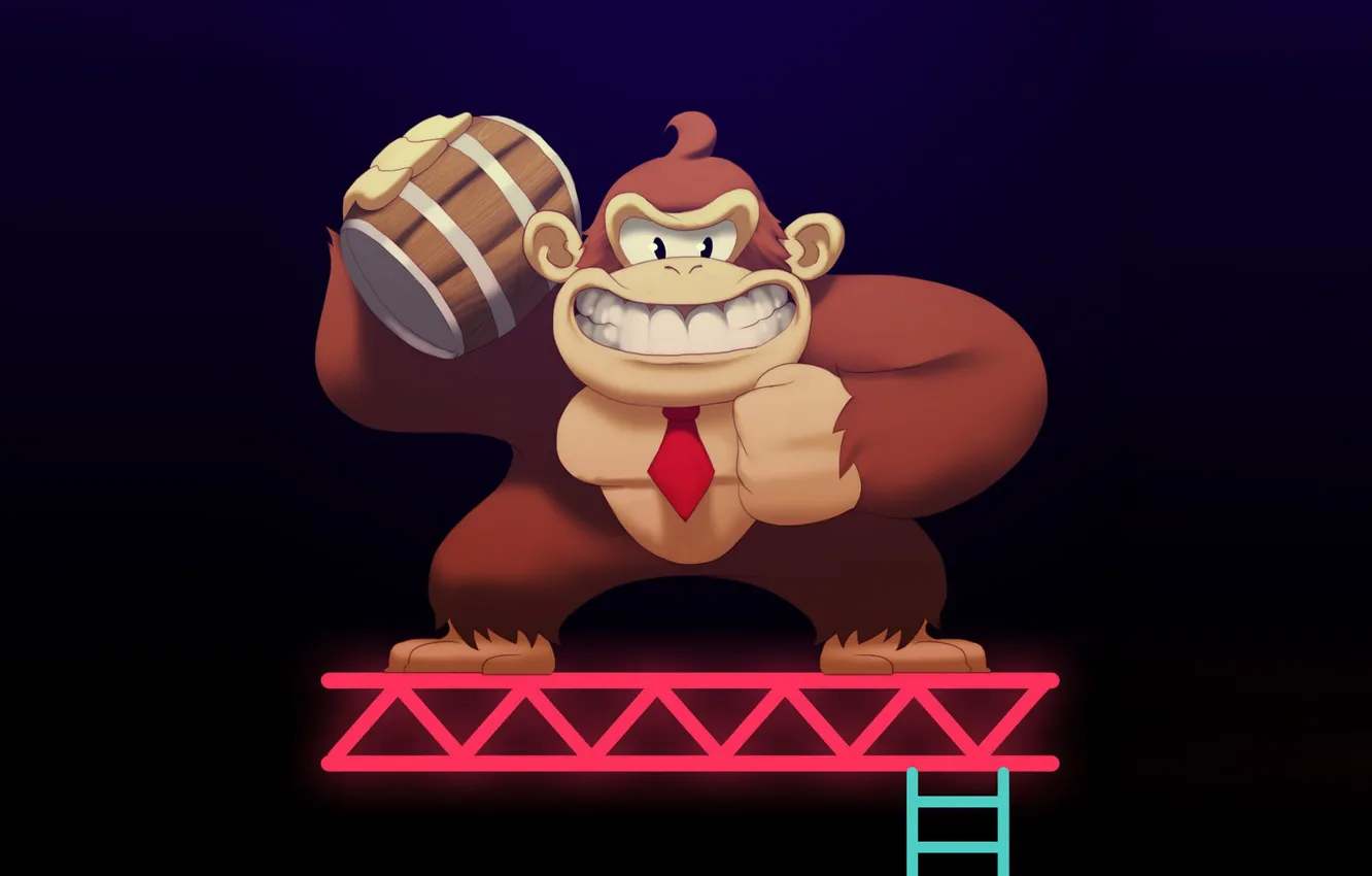 Photo wallpaper game, Nintendo, Donkey Kong, Gorilla, 1981, Shigeru Miyamoto, Coleco