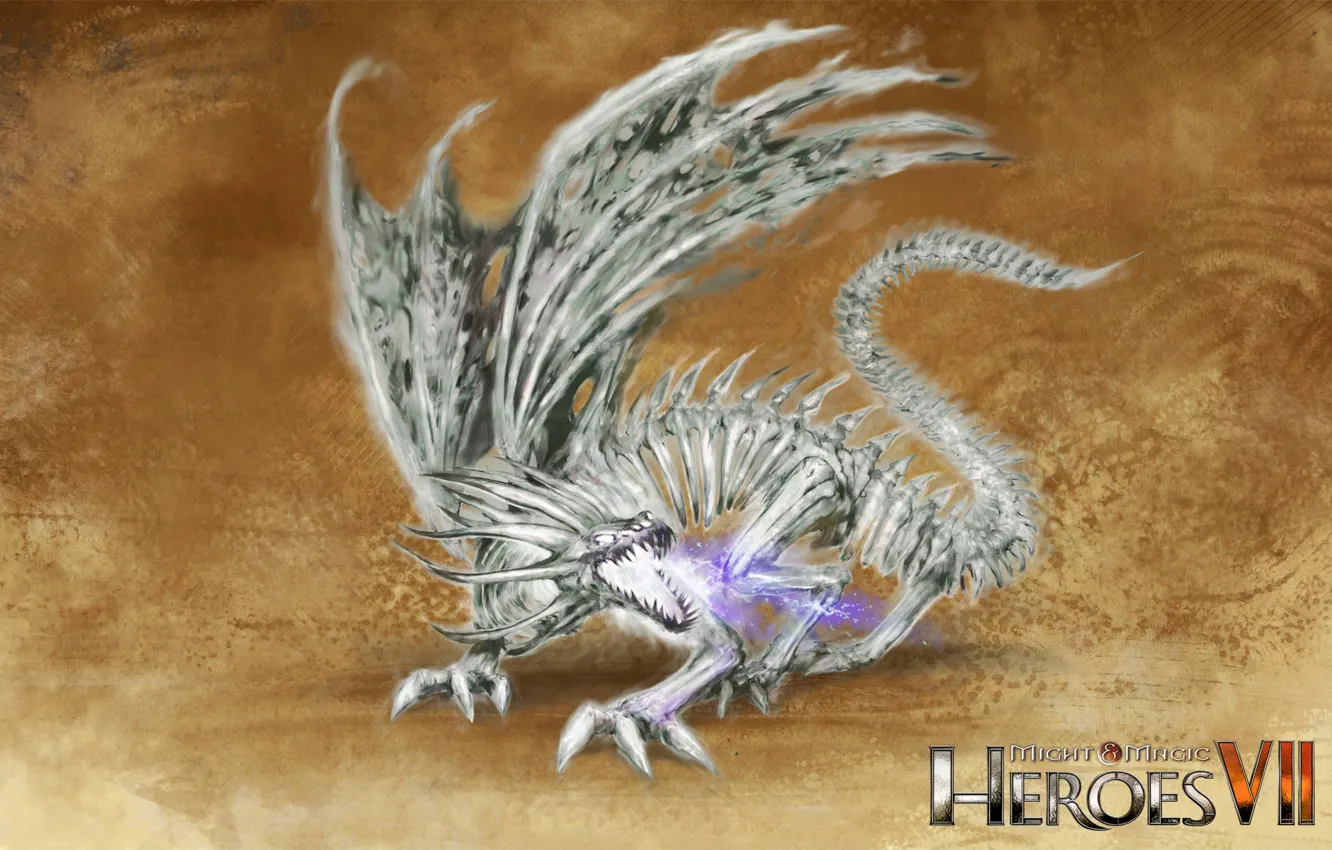 Photo wallpaper dragon, hero, Ghost, necropolis