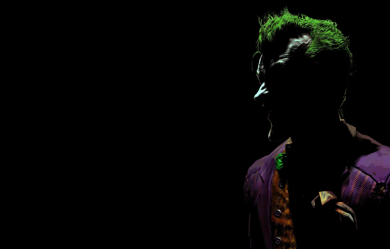 Photo wallpaper Joker, shadow, Batman, Joker, Arkham Asylum, The bat-man