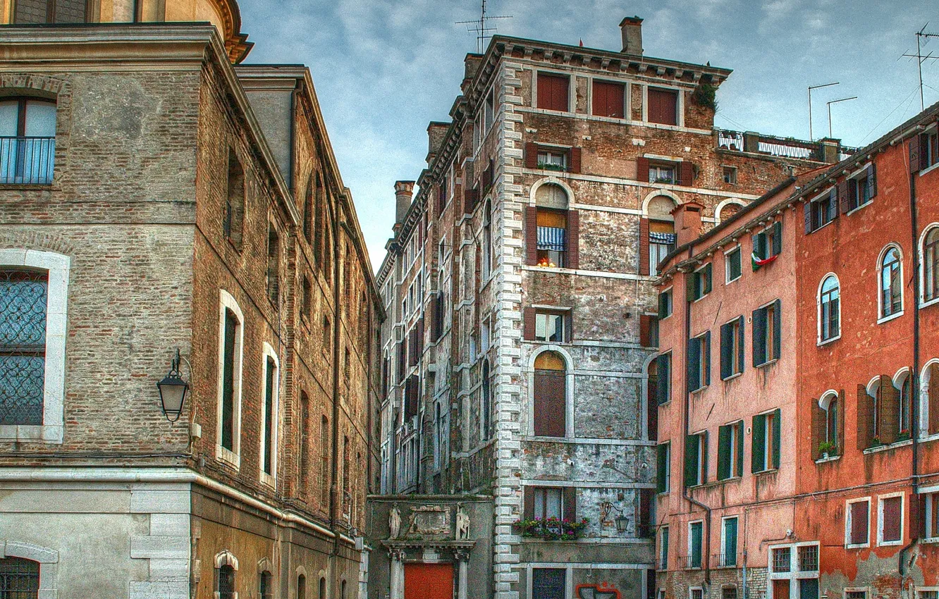 Photo wallpaper street, building, home, Italy, Venice, Italy, street, Venice