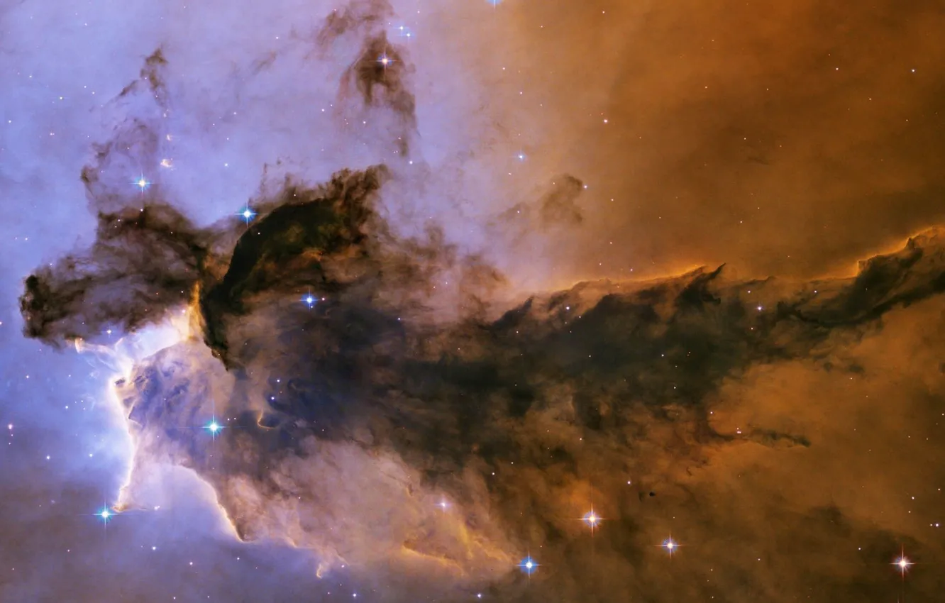 Photo wallpaper Hubble, Eagle, Nebula