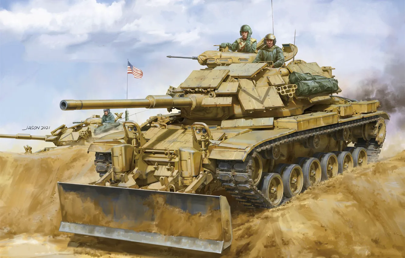 Photo wallpaper tank, USA, jason, US Army, main battle tank, MBT, M60 Patton, MBT