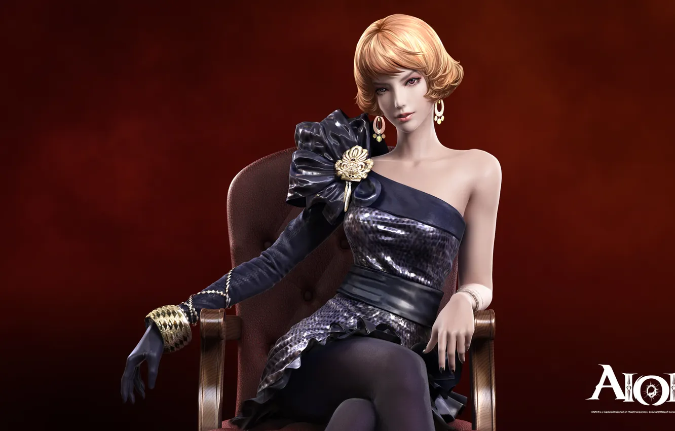 Photo wallpaper girl, rendering, Aion, Elios