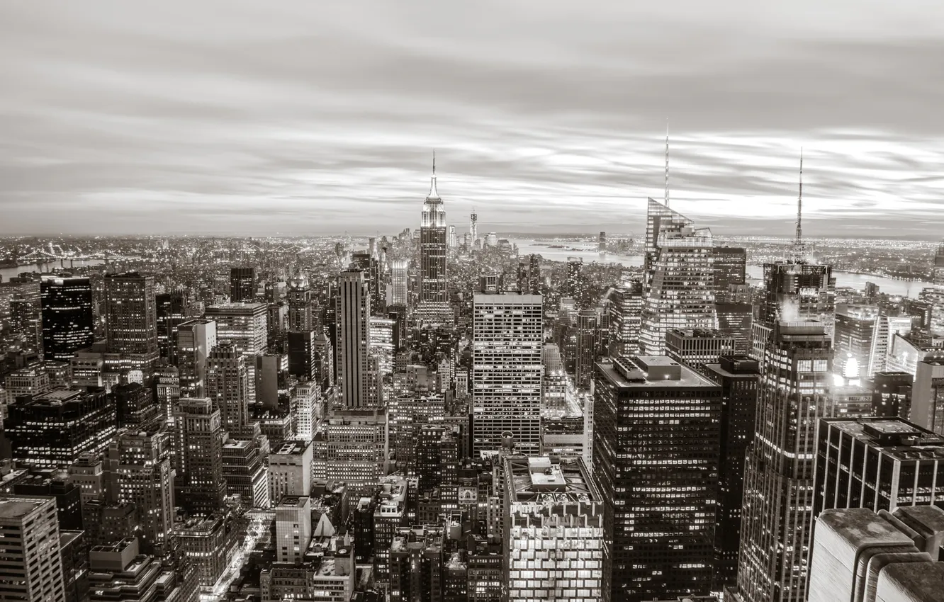 Photo wallpaper city, New York, New York