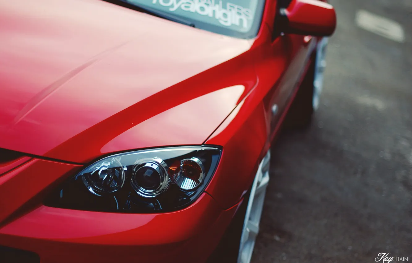 Photo wallpaper Mazda, low, stance, JDM, BellyScrapers, Speed3