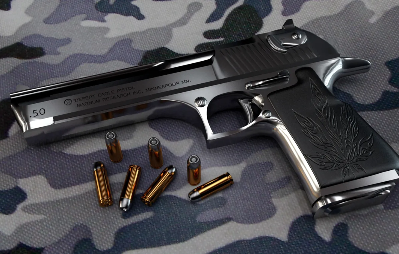 Photo wallpaper gun, pistol, military, weapon, Desert Eagle