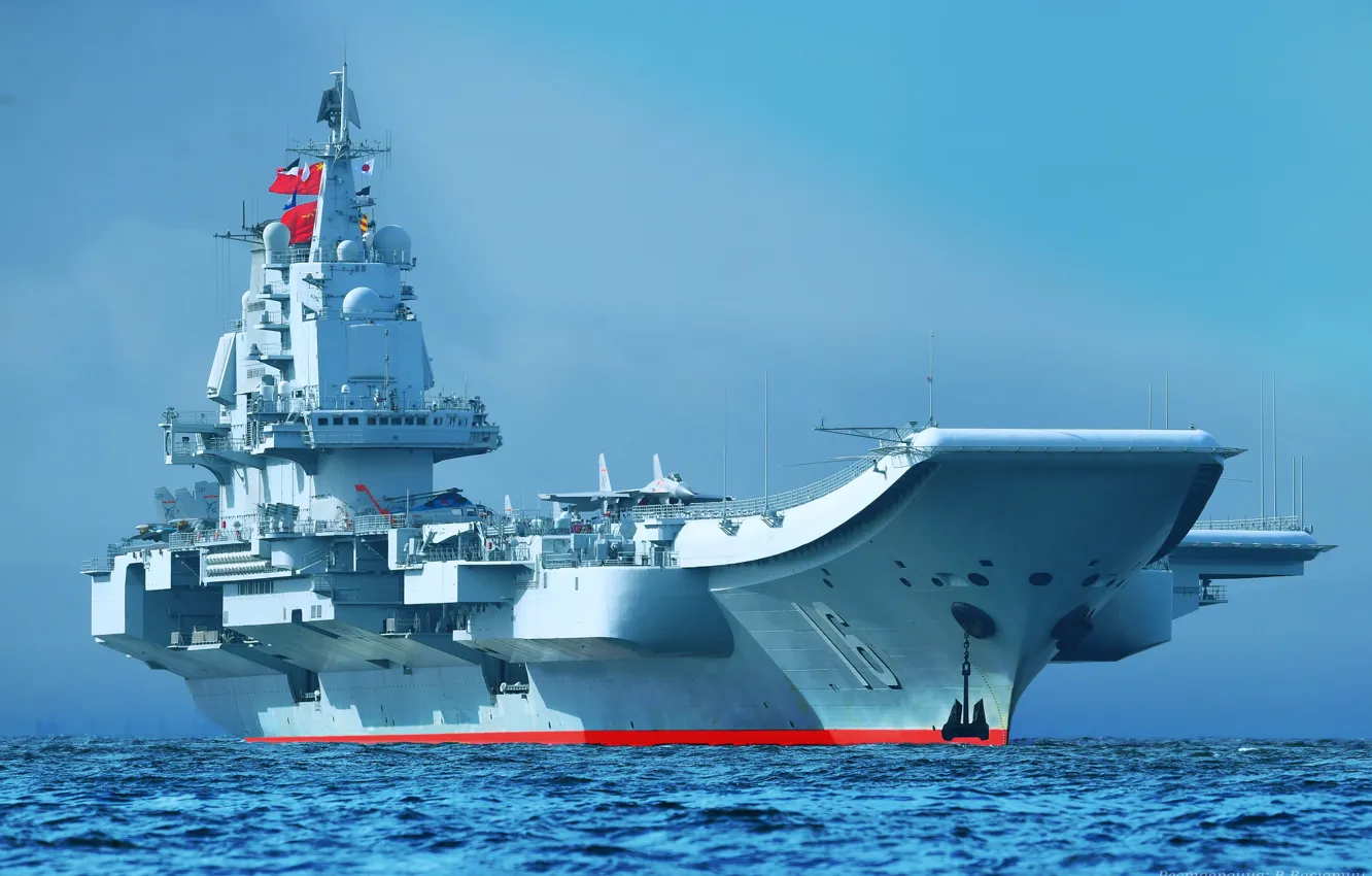 Photo wallpaper China, the carrier, Navy, liaoning