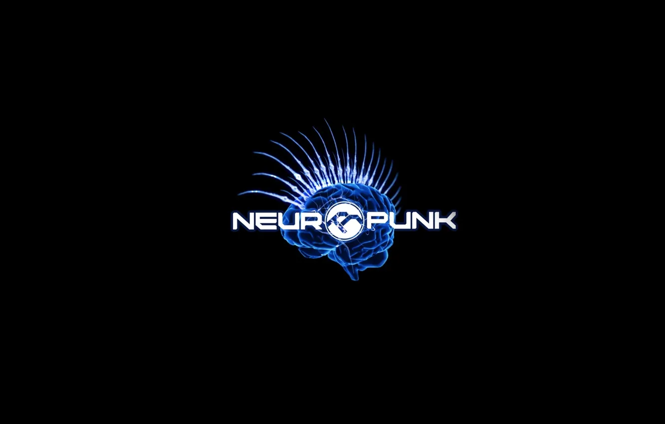 Photo wallpaper logo, Neuro-punk, BLAH