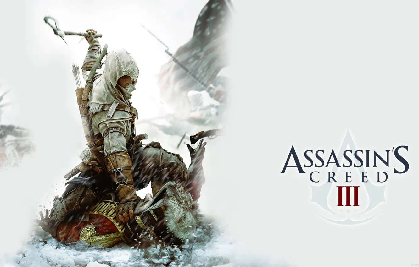 Photo wallpaper America, killer, ubisoft, assassin, assassins creed, Desmond, yubisoft, Assassin's Creed III
