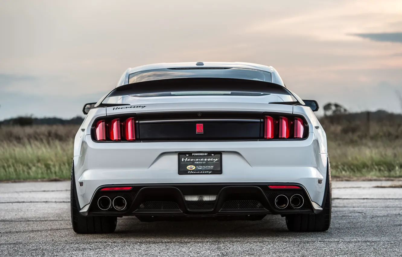 Photo wallpaper Shelby, Hennessey, Rear, GT350R, Hennessey Shelby GT350R