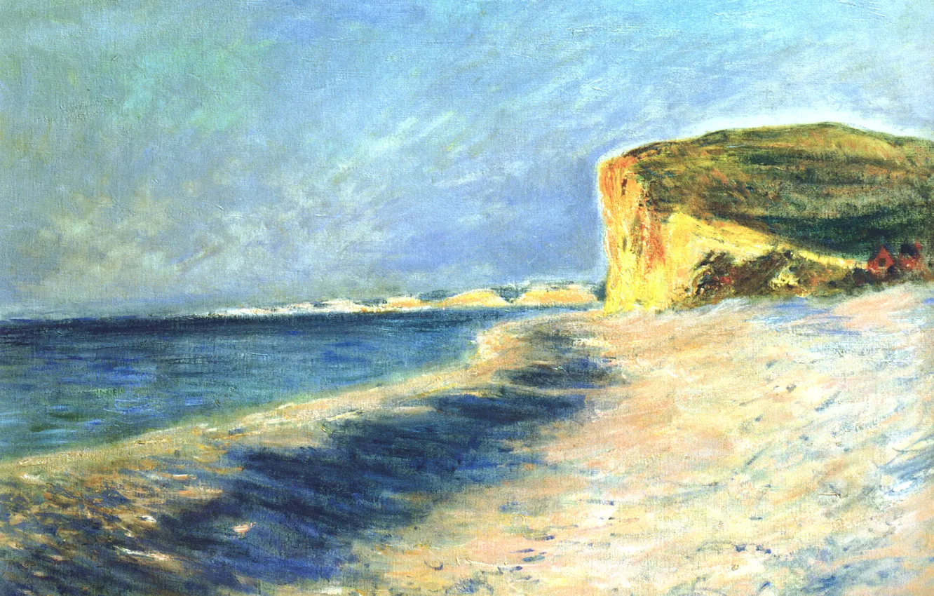 Photo wallpaper picture, seascape, Claude Monet, Pourville. Near Dieppe