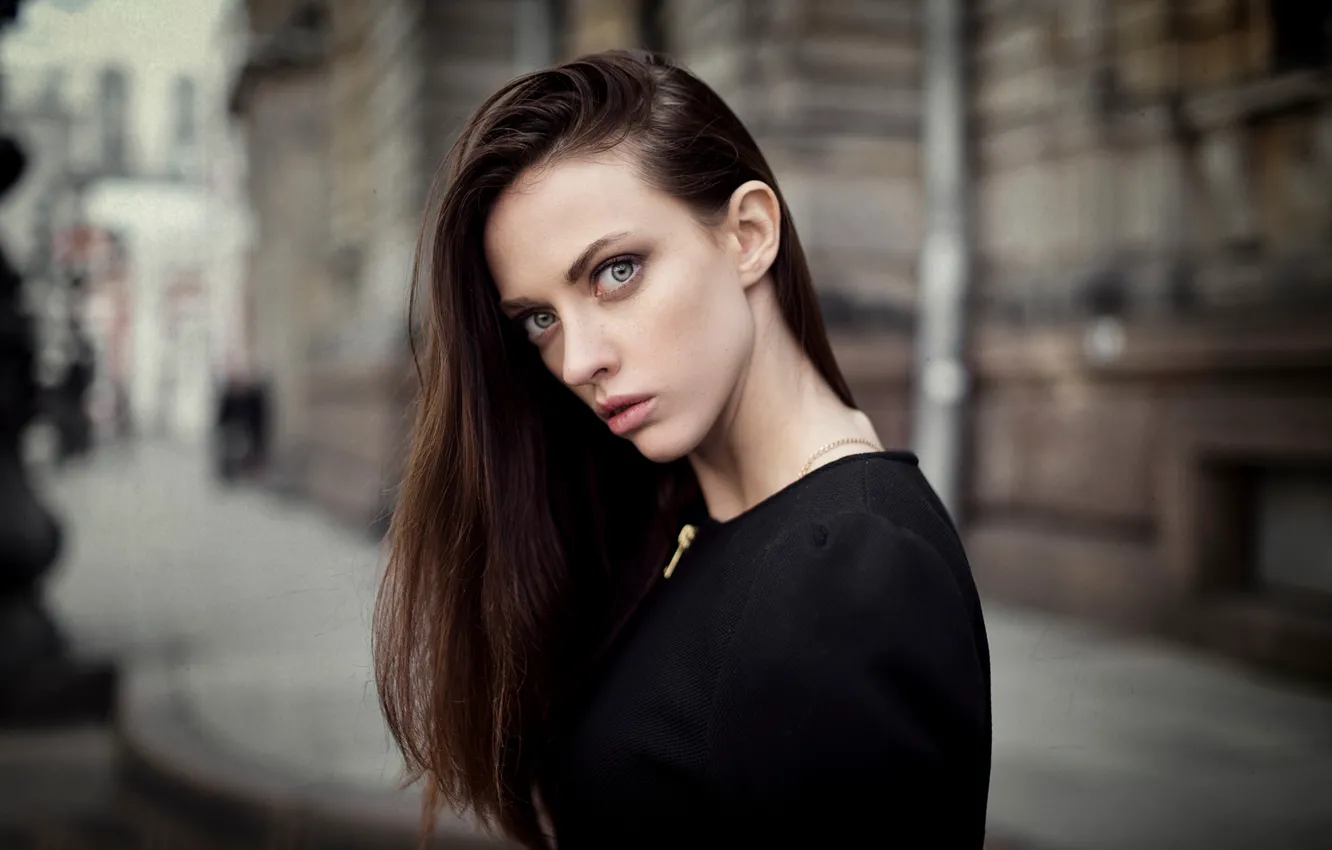 Photo wallpaper portrait, bokeh, Kate, Maxim Guselnikov, Ekaterina Mozhina