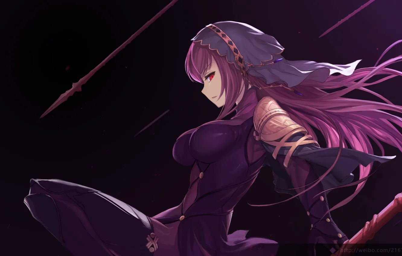 Photo wallpaper girl, weapons, spear, Fate / Grand Order, The destiny of a great campaign