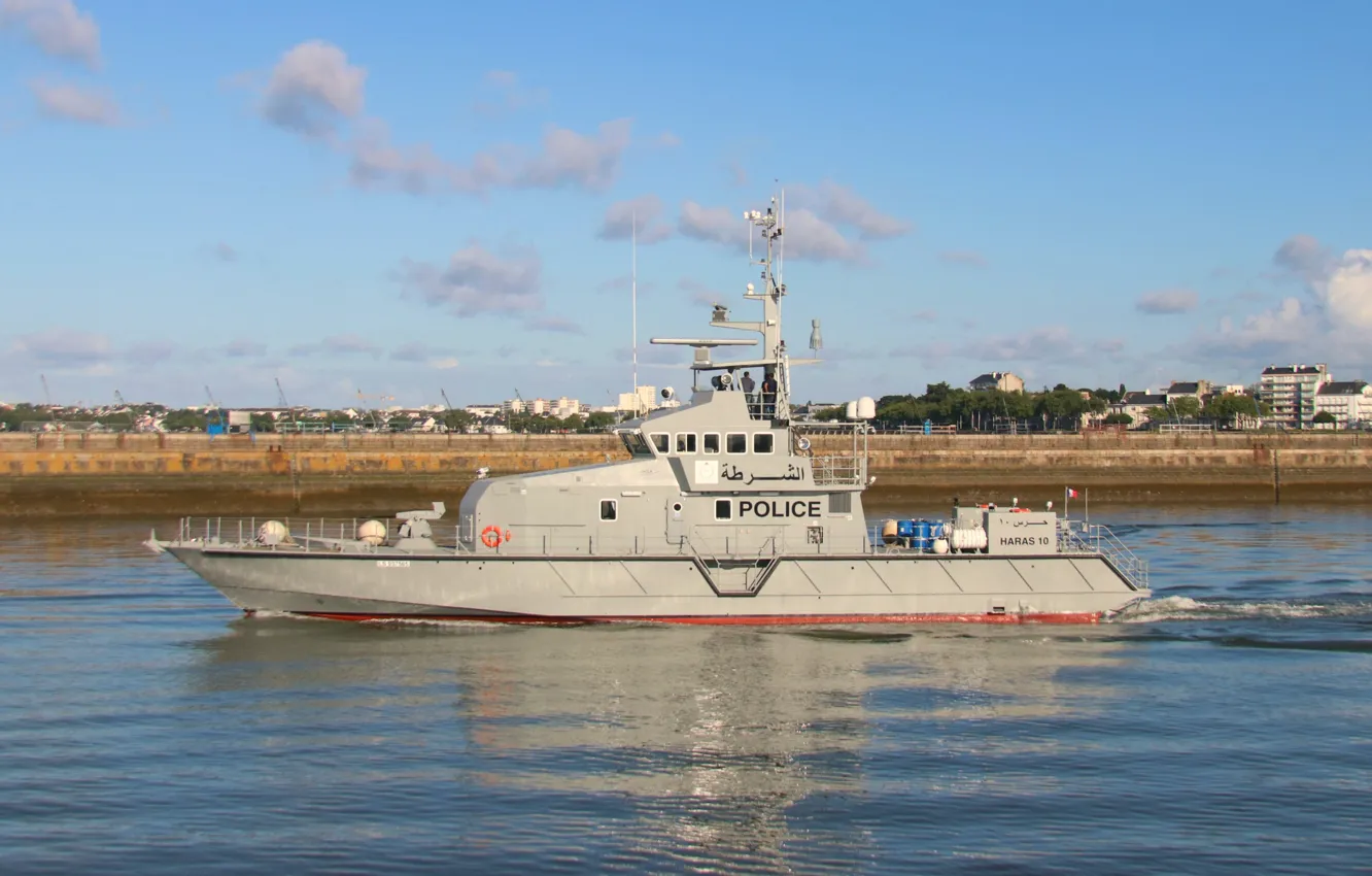Photo wallpaper patrol, Oman, boat, police