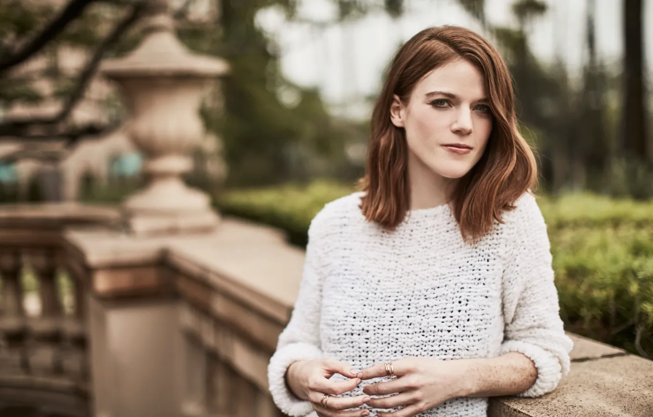 Photo wallpaper look, pose, actress, redhead, redhead, hair, look, actress