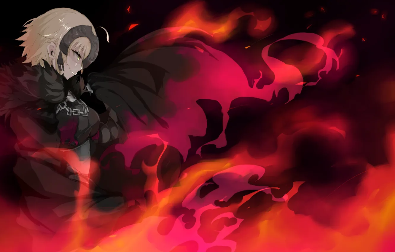 Photo wallpaper anime, art, Fate/Grand Order, Joan Age