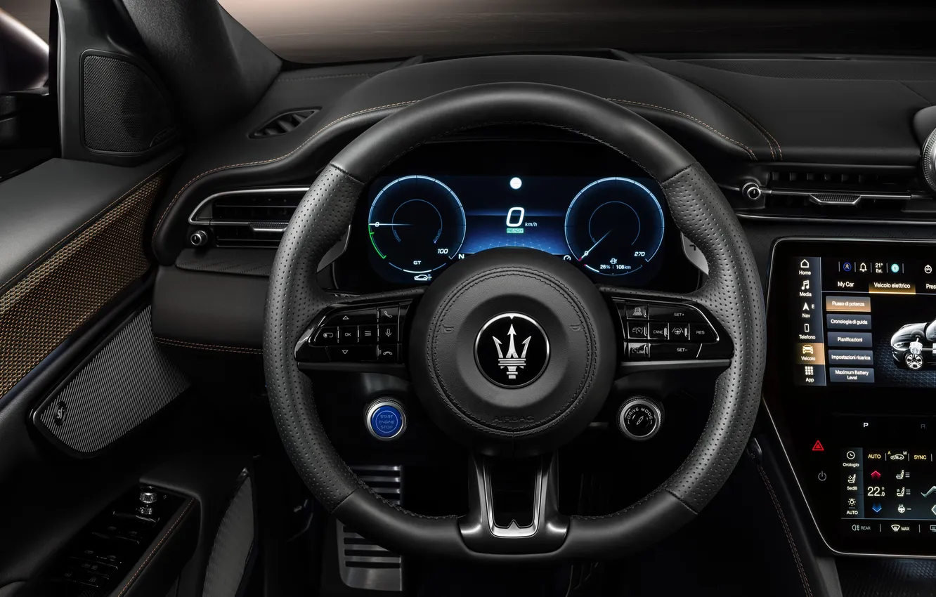 Photo wallpaper Maserati, Grecale, Maserati Grecale Folgore