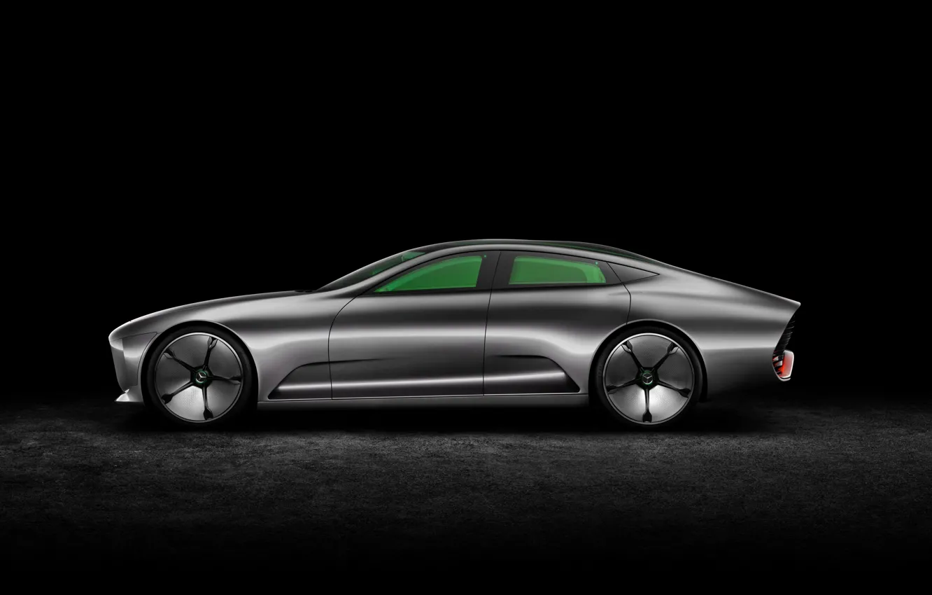 Photo wallpaper Mercedes-Benz, in profile, 2015, Intelligent Aerodynamic Automobile, Concept IAA