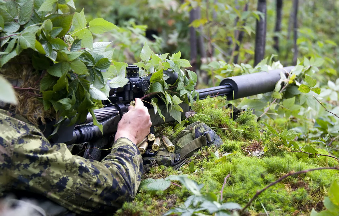 Photo wallpaper weapons, soldiers, 50 caliber sniper rifle