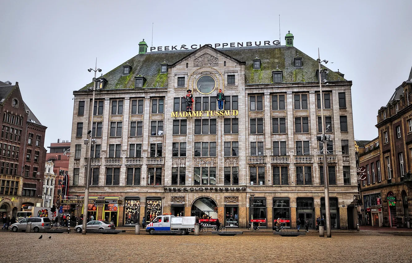 Photo wallpaper the sky, street, home, Amsterdam, Netherlands, car, Amsterdam, Nederland