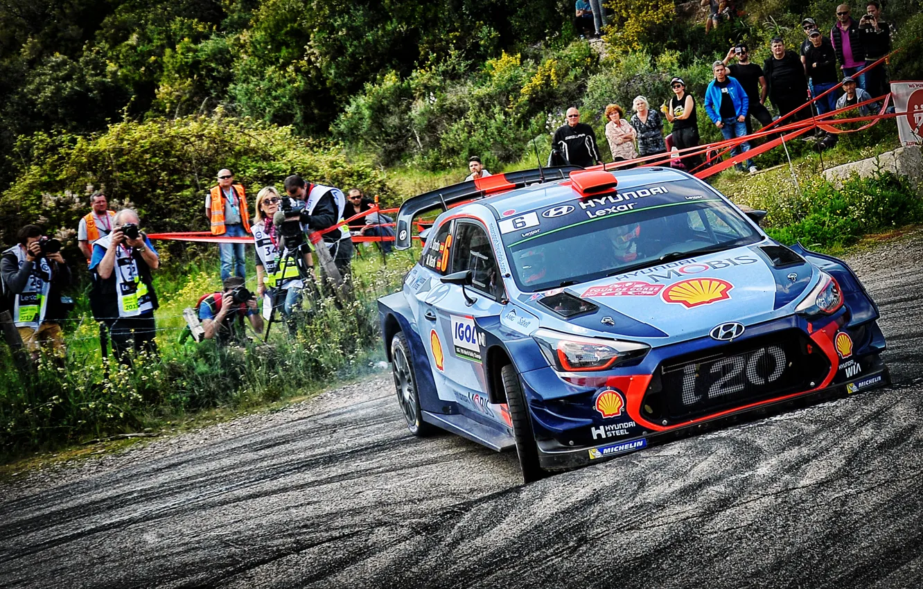 Photo wallpaper machine, auto, race, sport, people, car, Hyundai, WRC