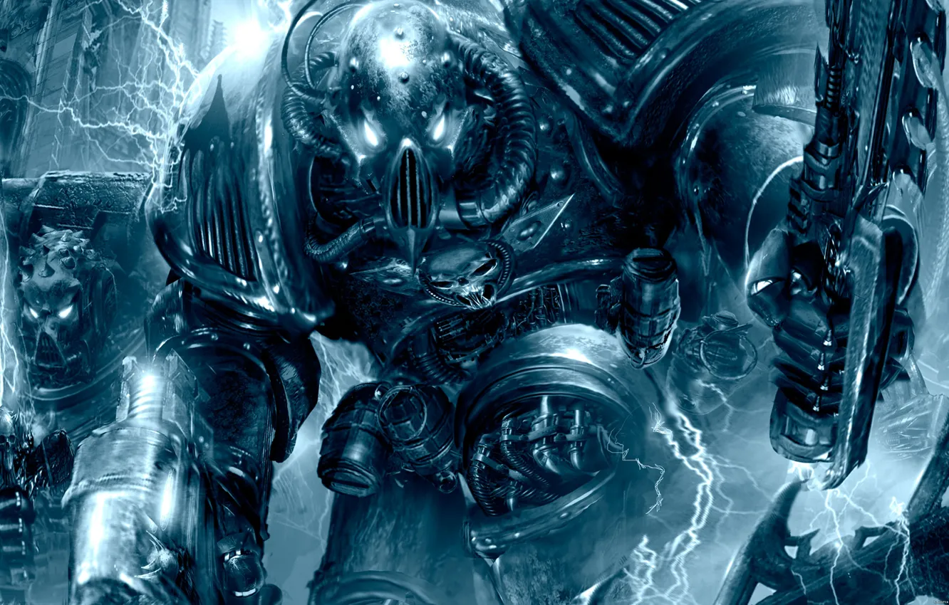 Photo wallpaper Warhammer 40000, filth, the servants of the false Emperor