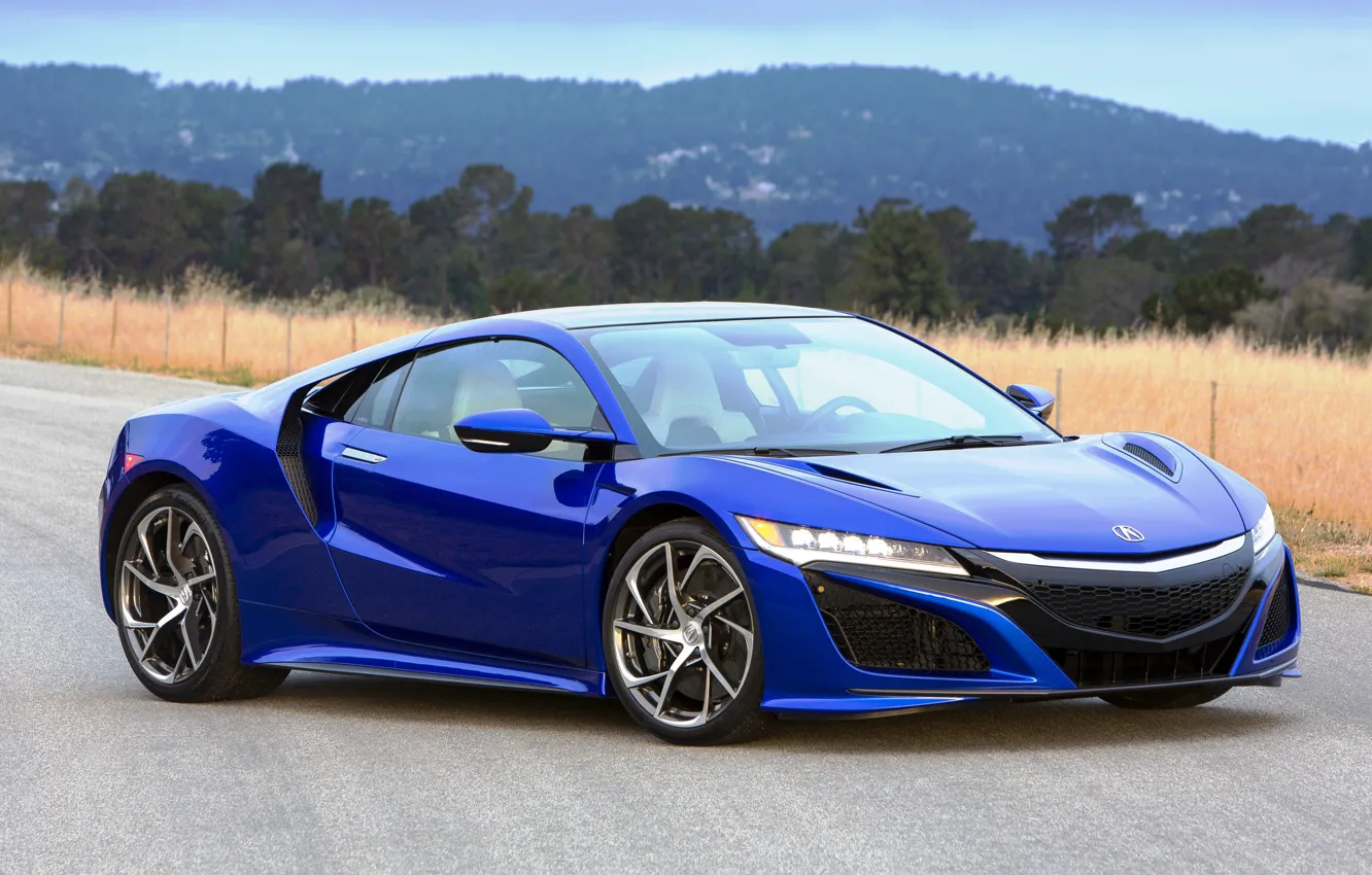 Photo wallpaper supercar, Acura, Acura, NSX, 2016