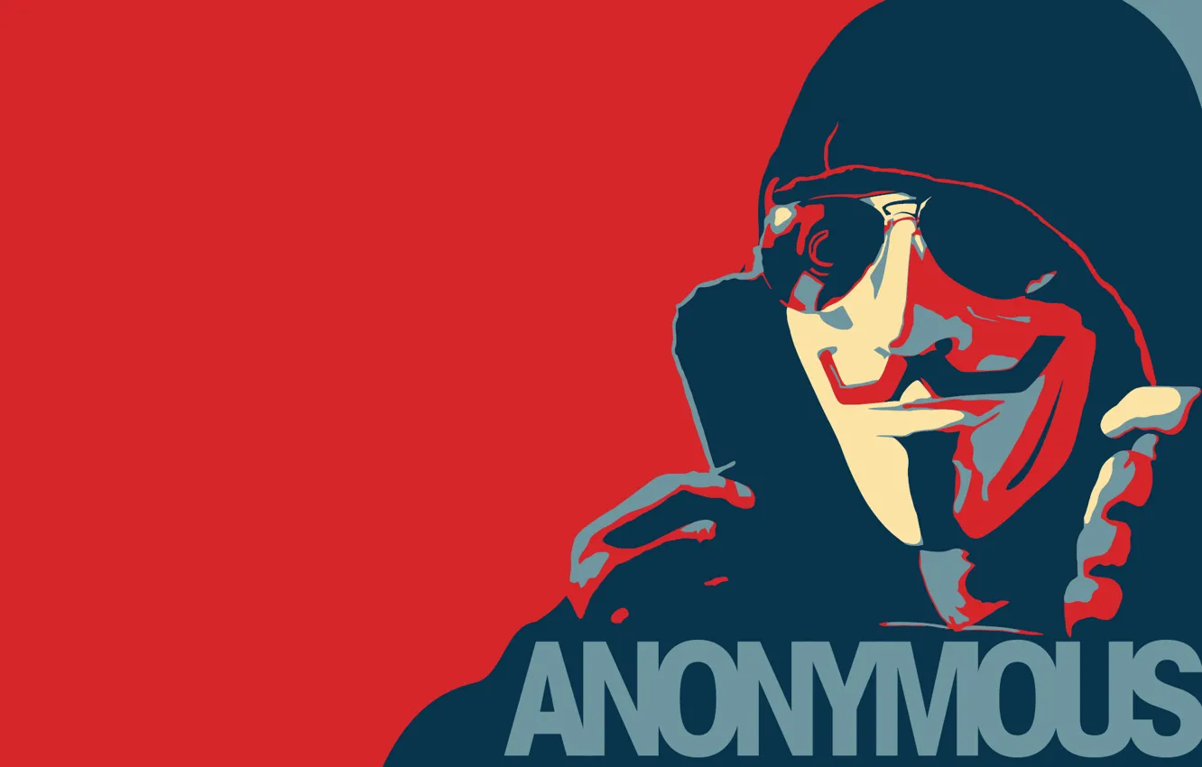 Photo wallpaper style, glasses, anonymous, capuchon, Anonymous, Anonymous