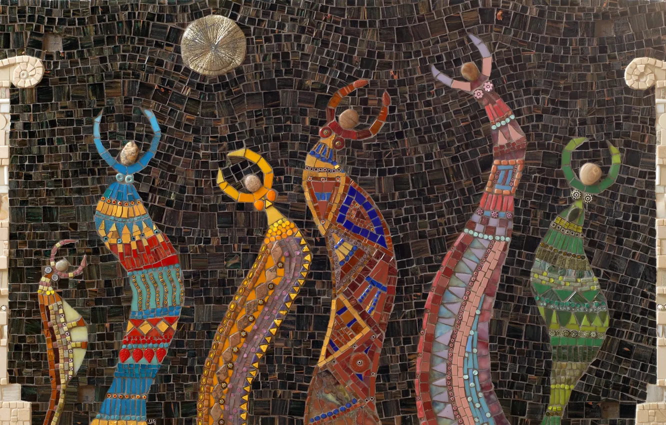 Photo wallpaper background, dance, Backsplash