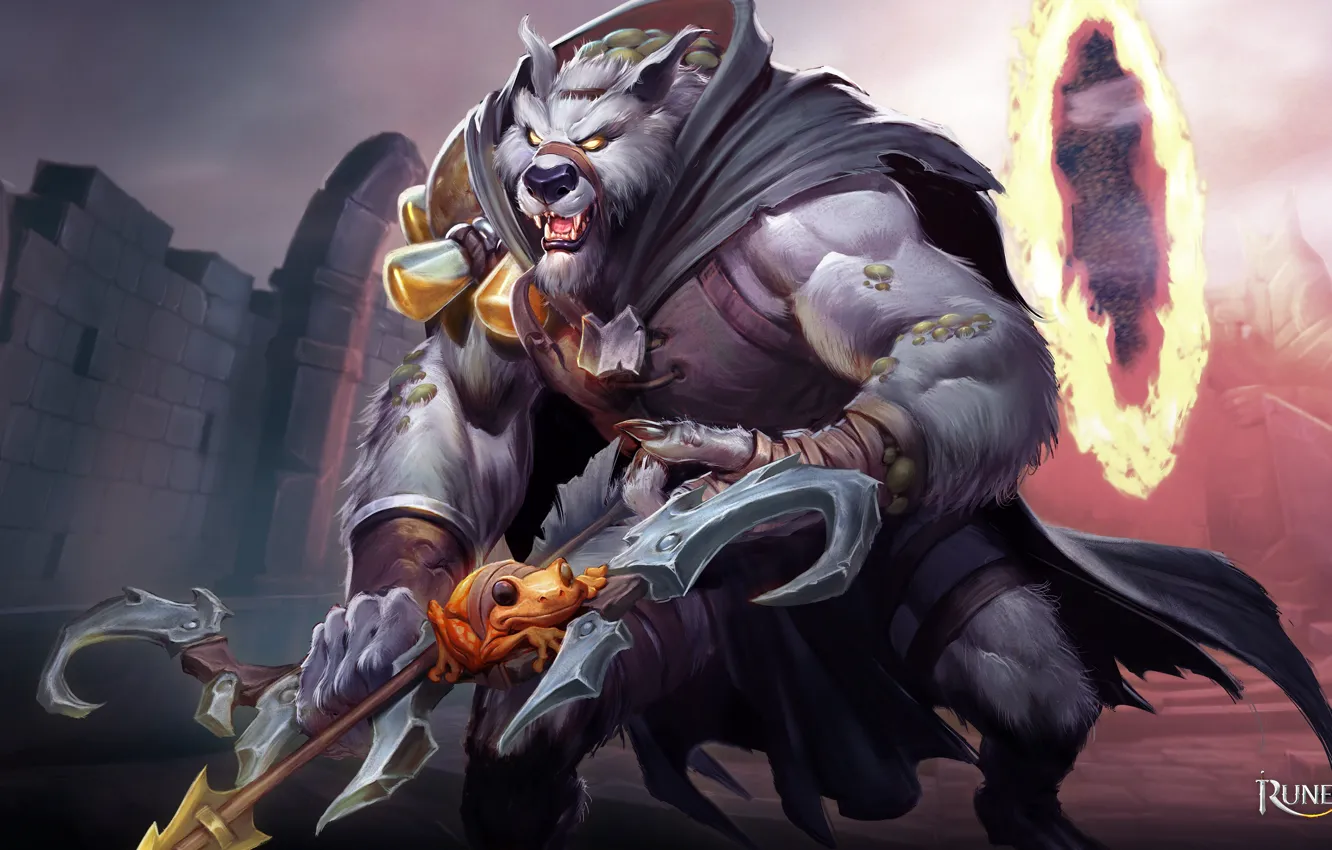 Photo wallpaper the game, art, beast, runescape